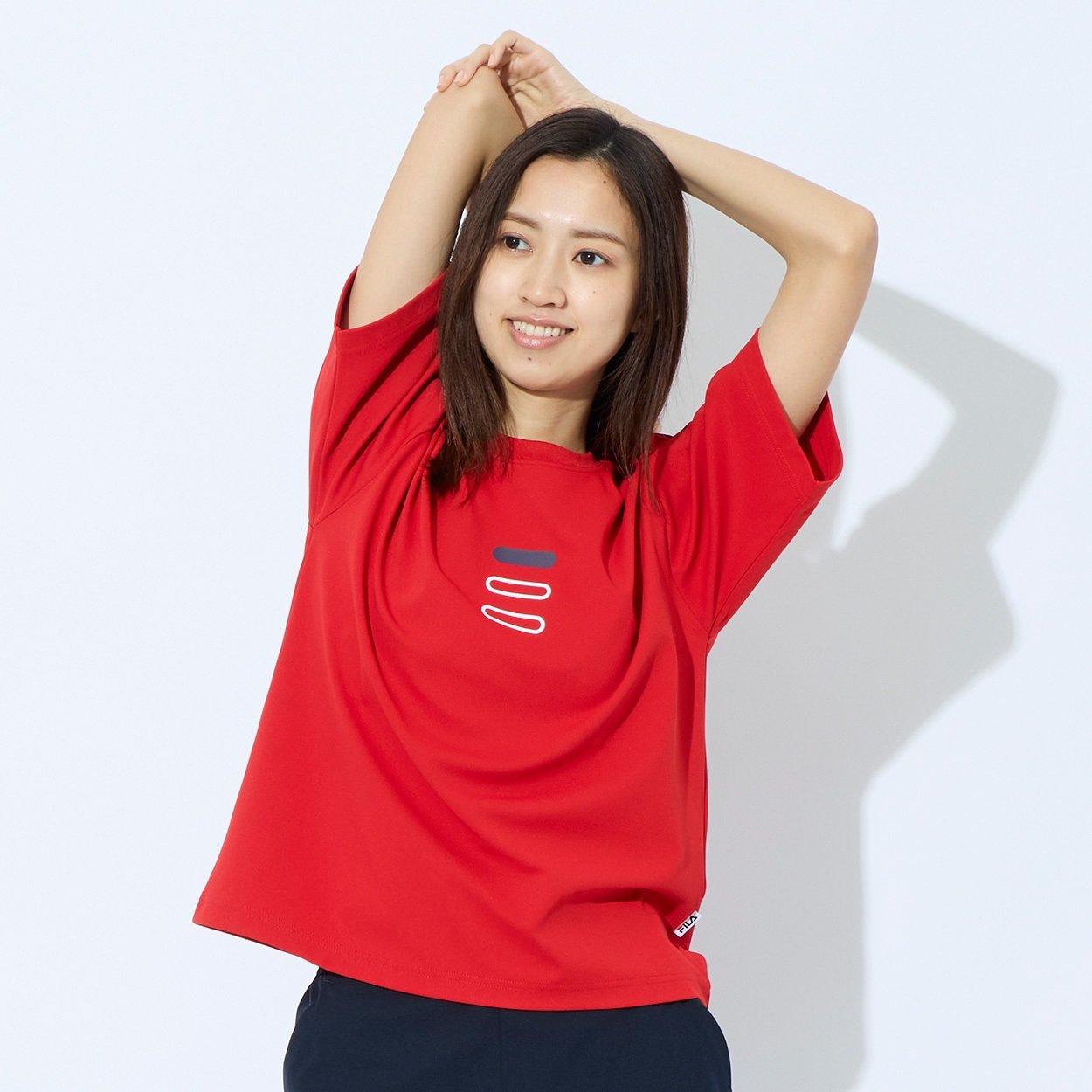 FILA(フィラ)★LADY'S_アーティストleejinクロップドT_3色 FILA(フィラ)☆LADY'S_アーティストleejinクロップドT_3色 (FILA