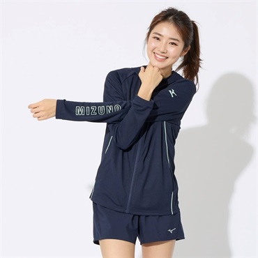 Mizuno 長袖ジャージ ショートパンツ L 黒水色 Mizuno 長袖ジャージ ショートパンツ L 黒水色 ミズノ ウォーム