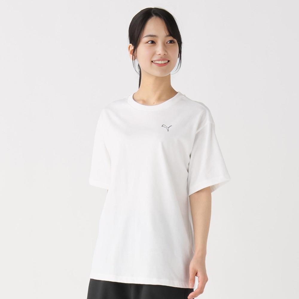プーマ　シャツ　レディース PUMA Tシャツ レディース 半袖 吸汗 速乾 プーマ 吸水 ミックス