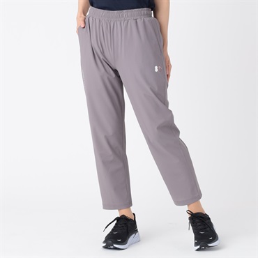 ELLE SPORT(エルスポーツ) リップ調トリコットクロップドパンツ 吸汗速乾 強力接触冷感 レディス(ウスクロ-L)