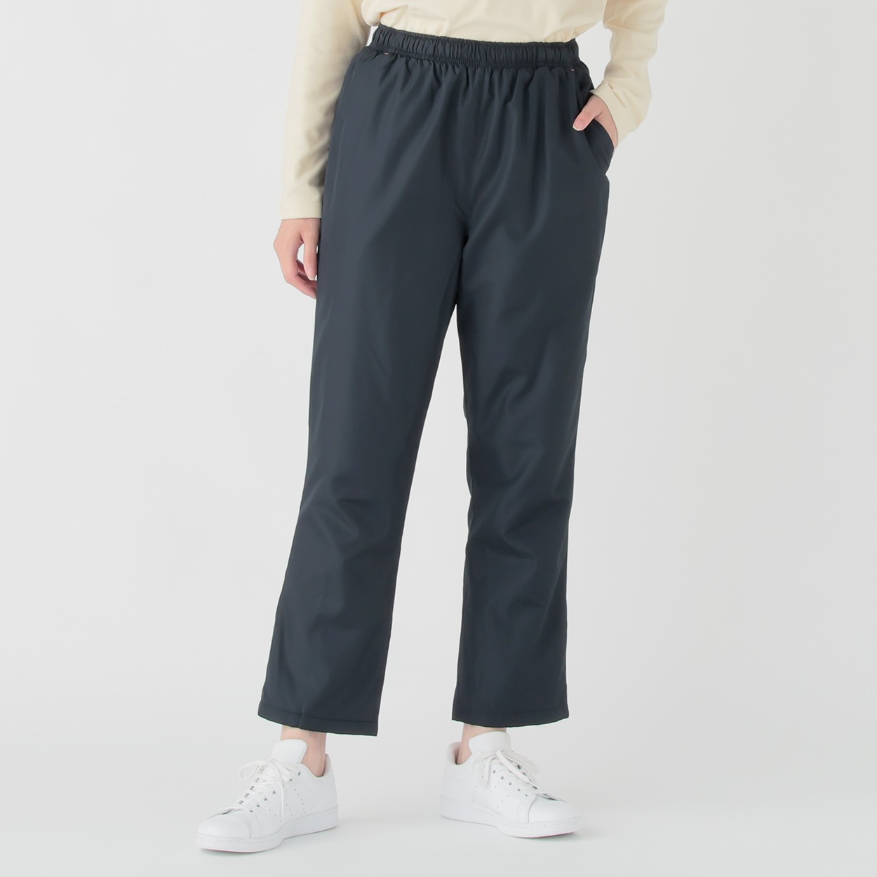 裏地フリースはっ水パンツ はっ水 あたたか リフレクター レディス