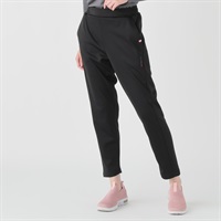 ELLE SPORT(エルスポーツ) 裏ベロアスタイルアップパンツ UV ストレッチ レディス(クロ-S)