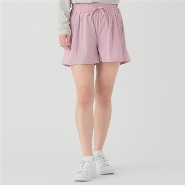 ナイトラン ショートパンツ リフレクター ストレッチ UV加工 sporsium（スポージアム） レディス(ウスアカ-S)