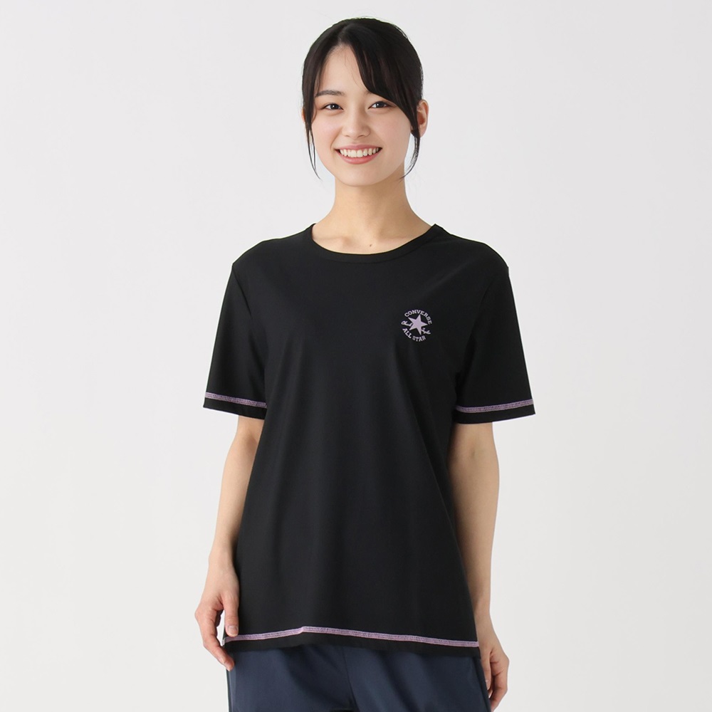 tシャツ 接触冷感 COOL TOUCH ワンポイントバードロゴ 半袖Tシャツ レディース AIGLE｜接触冷感 COOL TOUCH ワンポイントバードロゴ 半袖T