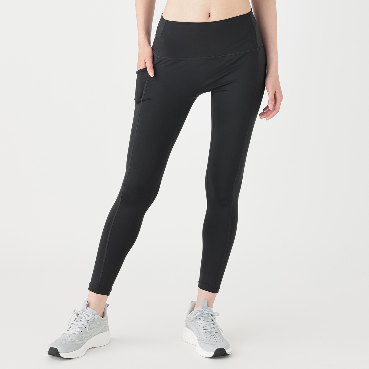 ＢＯＤＹ ＧＬＯＶＥ レギンス ストレッチ・吸水速乾・ＵＶ対策 レディス(クロ-XL)