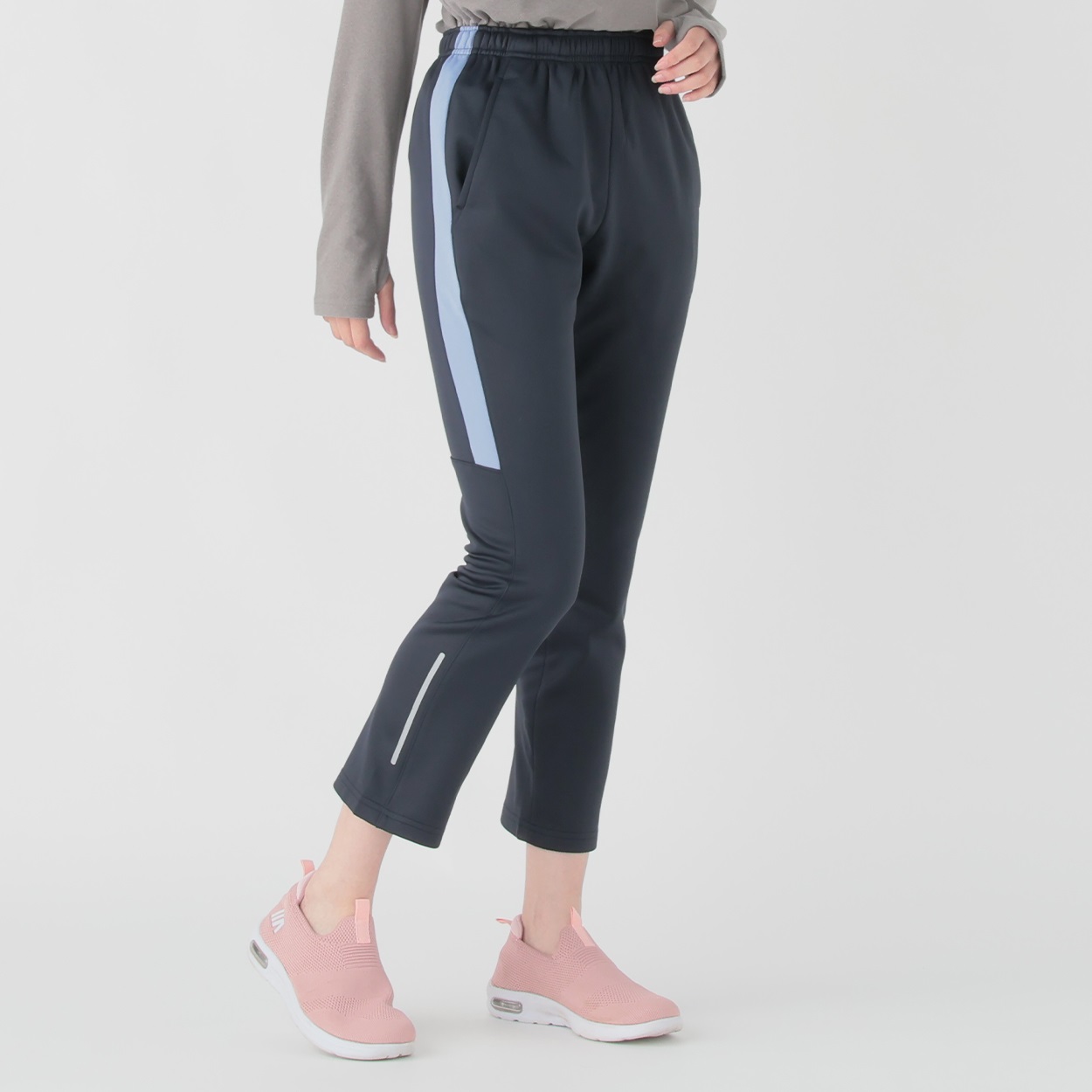 選べるレングス裏起毛トレーニングパンツ 股下丈64cm あたたか