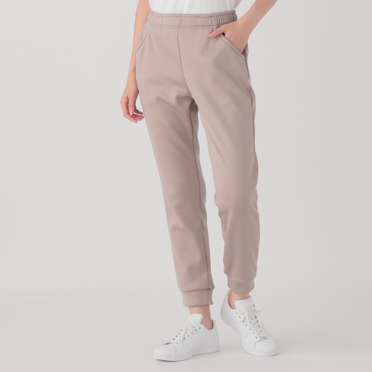 ドライ裏シャギーストレッチパンツ 裏地あったかふんわり裏起毛 さらっ