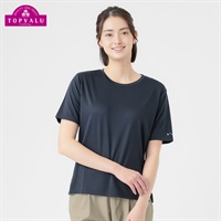 ピースフィットクール 無地半袖Tシャツ  遮熱 吸汗速乾 通気性 UVカット 再帰反射 透けにくい トップバリュ(TOPVALU) レディス(コイアオ-S)