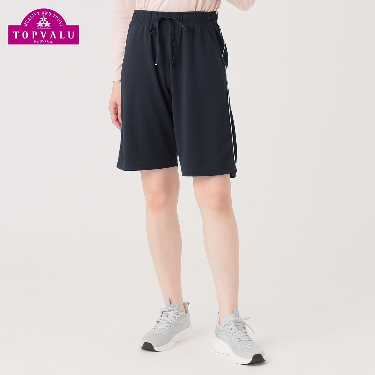 ピースフィットクール ハーフパンツ 遮熱 吸汗速乾 通気性 UVカット トップバリュ(TOPVALU) レディス(コイアオ-L)