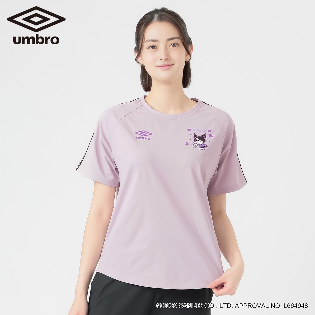 umbro×サンリオキャラクターズコラボTシャツ（クロミ/けろけろけろっぴ
