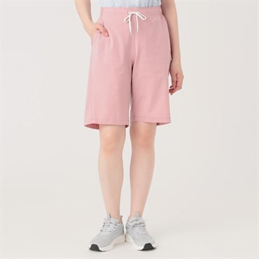 ドライストレッチハーフパンツ ストレッチ・吸汗速乾・UV対策 レディス(ウスアカ-S)