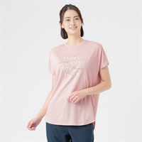 ラウンドチュニック半袖Ｔシャツ  吸水速乾 UVカット 接触冷感 再帰反射 sporsium（スポージアム） レディス(ウスアカ-S)