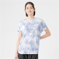 ラウンドチュニック半袖Ｔシャツ  吸水速乾 UVカット 接触冷感 再帰反射 sporsium（スポージアム） レディス(ウスアオ-S)