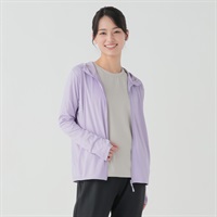 UV強冷感パーカー  強接触冷感 UV対策 吸水速乾 sporsium（スポージアム） レディス(ウスムラサキ-S)
