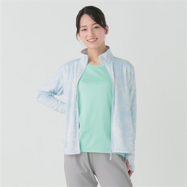 UV強冷感ジャケット  スタンド衿 強接触冷感 UV対策 吸水速乾 sporsium（スポージアム） レディス