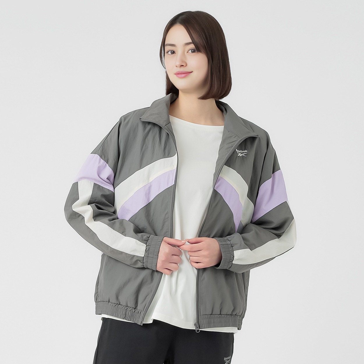 Reebok(リーボック) トラックジャケット ナイロンワッシャー 裏