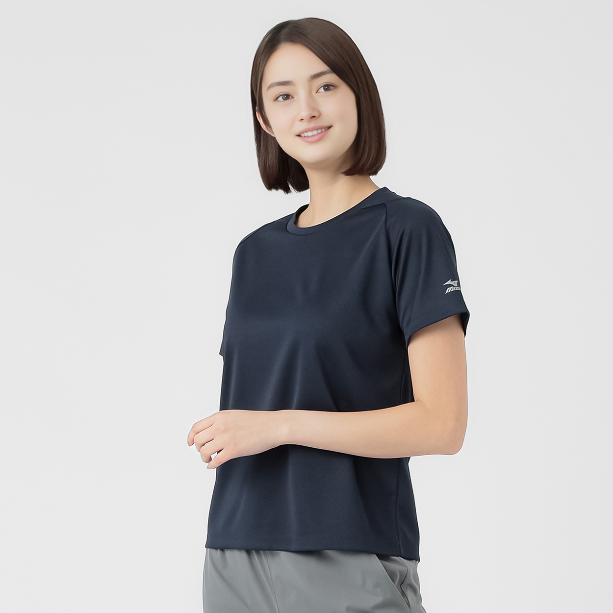 mizuno(ミズノ) ドライTシャツ  クイックドライ UPF15 レディス(コイアオ-XL)