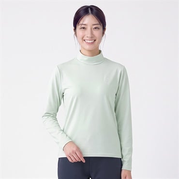 ELLE SPORT(エルスポーツ) 裏起毛スタンドネックプルオーバー ストレッチ レディス