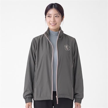 ELLE SPORT(エルスポーツ) 防風裏ボアジャケット はっ水 防風 UV レディス(チャコ－ルグレ－-S)