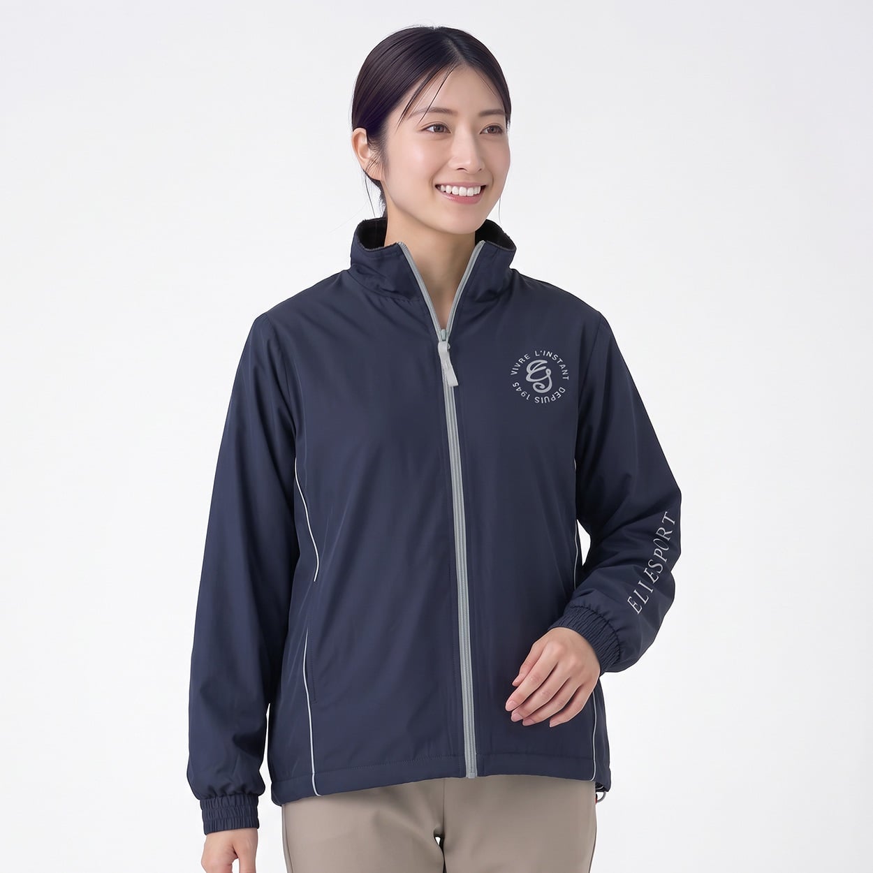 ELLE SPORT(エルスポーツ) 防風裏ボアジャケット はっ水 防風 UV レディス(コイアオ-M)