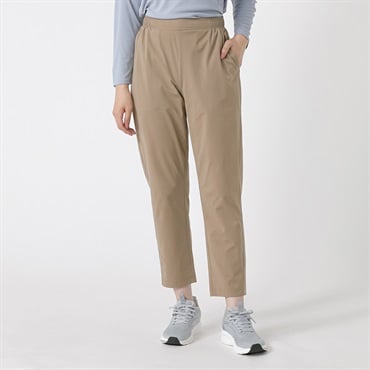 ドライストレッチテーパードパンツ  吸水速乾 ストレッチ UVカット レディス(ウスチャ-S)