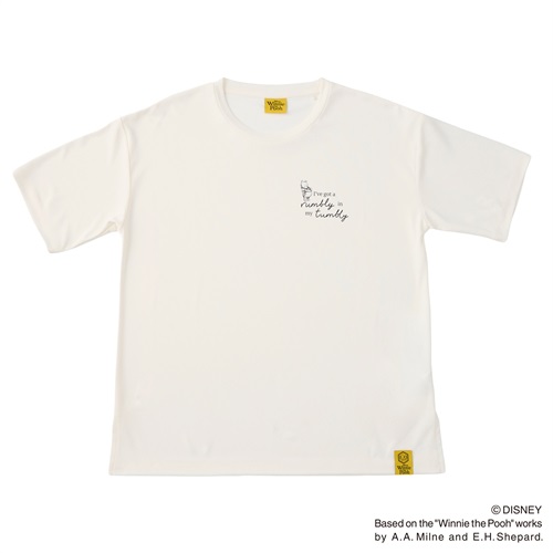 Disney（ディズニー）くまのプーさん / Tシャツ  紫外線対策 吸水速乾 接触冷感 レディス(シロ-M)