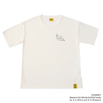 Disney（ディズニー）くまのプーさん / Tシャツ  紫外線対策 吸水速乾 接触冷感 レディス(シロ-M)