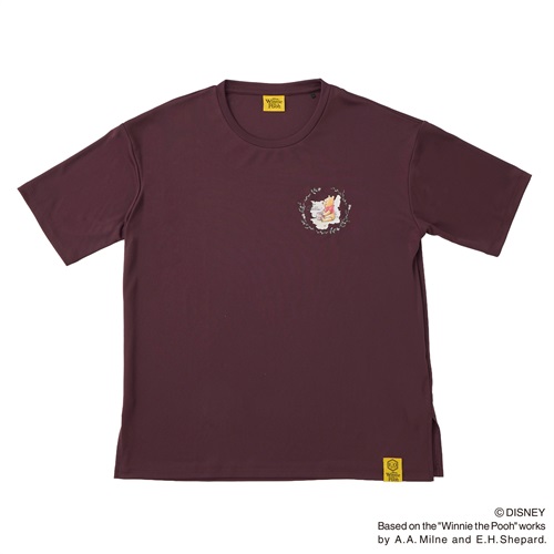 Disney（ディズニー）くまのプーさん / Tシャツ  紫外線対策 吸水速乾 接触冷感 レディス(ウスチャ-M)