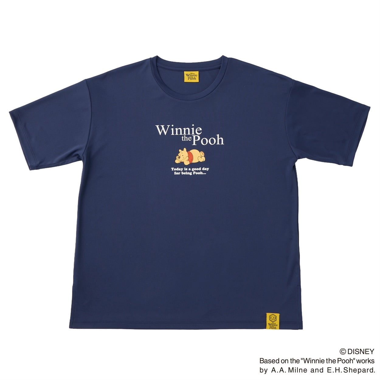 Disney（ディズニー）くまのプーさん / Tシャツ  紫外線対策 吸水速乾 接触冷感 レディス(コイアオ-M)