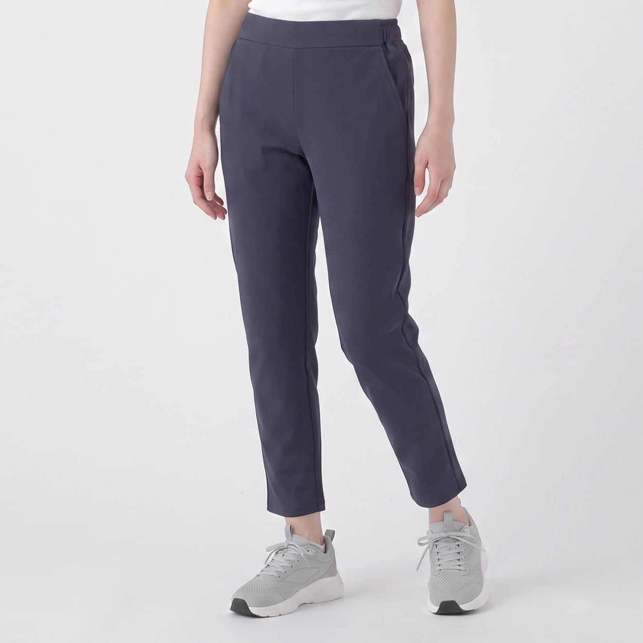 ウォームストレッチテーパードパンツ あたたか ストレッチ UV対策 レディス(コイアオ-XL)