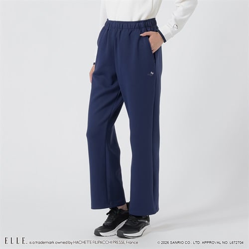 ELLE SPORT(エルスポーツ) ハローキティ×ELLE SPORT ストレートパンツ ダンボール素材 UV 吸汗速乾 レディス(コイアオ-S)