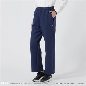 ELLE SPORT(エルスポーツ) ハローキティ×ELLE SPORT ストレートパンツ ダンボール素材 UV 吸汗速乾 レディス(コイアオ-S)