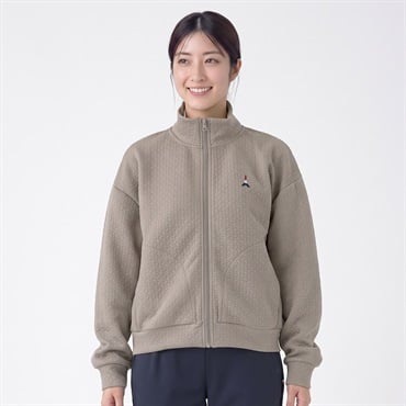 ELLE SPORT(エルスポーツ) ジャガードスタンドジャケット レディス