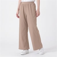 裏起毛ワイドパンツ あたたか ストレッチ UV対策 レディス(Ａウスチャ-S)
