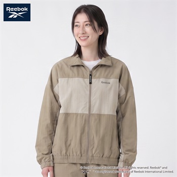 REEBOK ナイロンジャケット 裏地メッシュ レディス(ウスチャ-M)