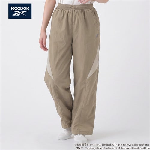 REEBOK ナイロンパンツ 裏地メッシュ レディス(ウスチャ-M)