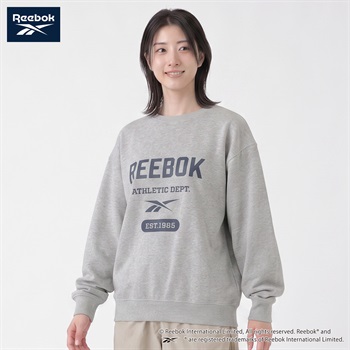 REEBOK 裏起毛トレーナー レディス(ウスクロ-M)