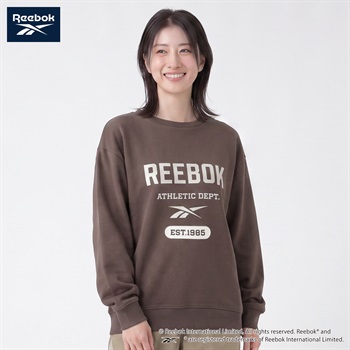 REEBOK 裏起毛トレーナー レディス(チャ-M)