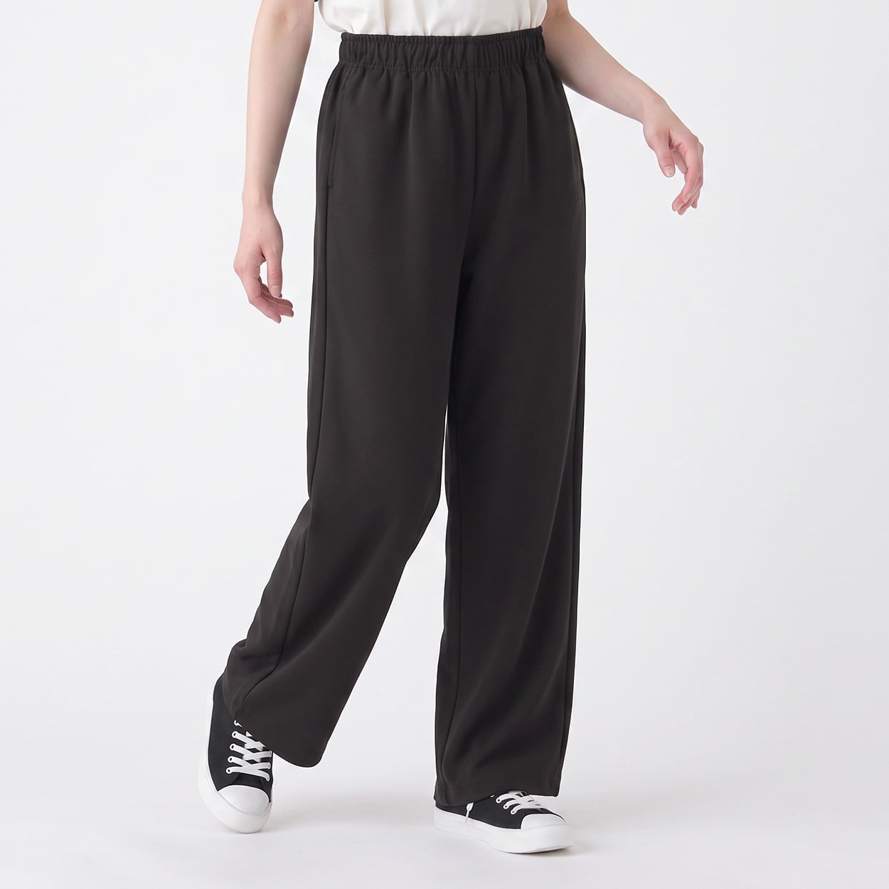 ellesse ダンボールパンツ レディス(クロ-M)