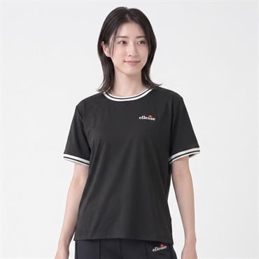 ellesse ワンポイント綿タッチ天竺Ｔシャツ レディス