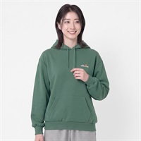 ellesse 裏起毛プルパーカー レディス(ミドリ-M)