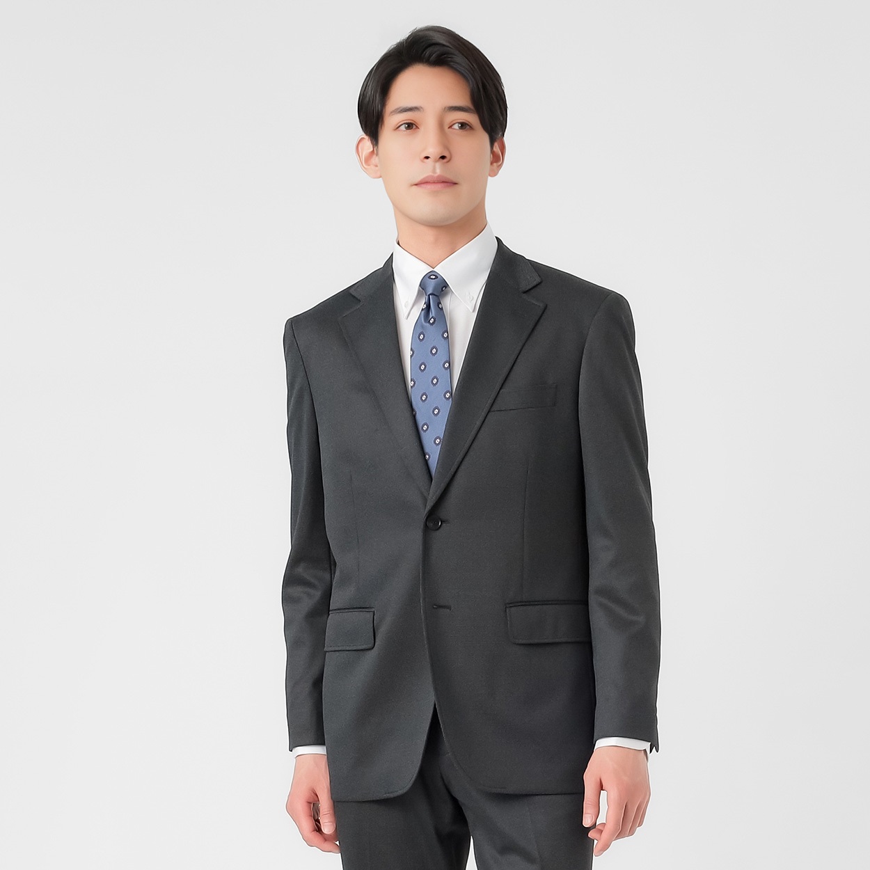 日本製生地ウール混ニットジャケット メンズ Tern(ターン)(Ａコイアオ-L)