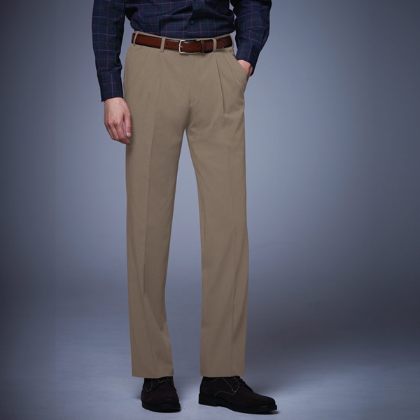 コットンライクストレッチツータックスラックス メンズ Tern(ターン