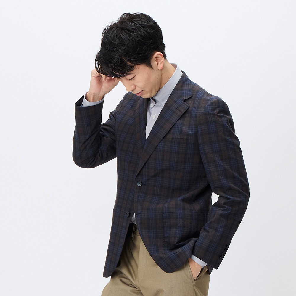 Tern メンズジャケット　　 　　Lサイズ コットンポリエステルサッカージャケットTern(ターン) メンズ | イオン