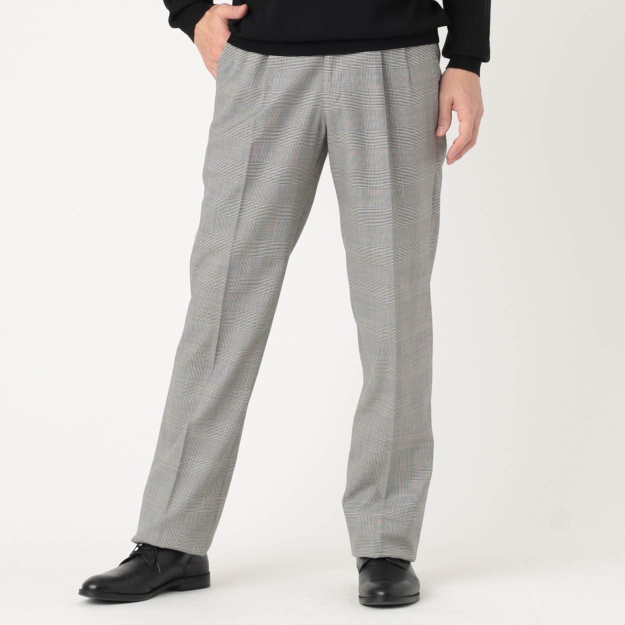 Tern ウール混ストレッチツータックスラックス メンズ | イオン