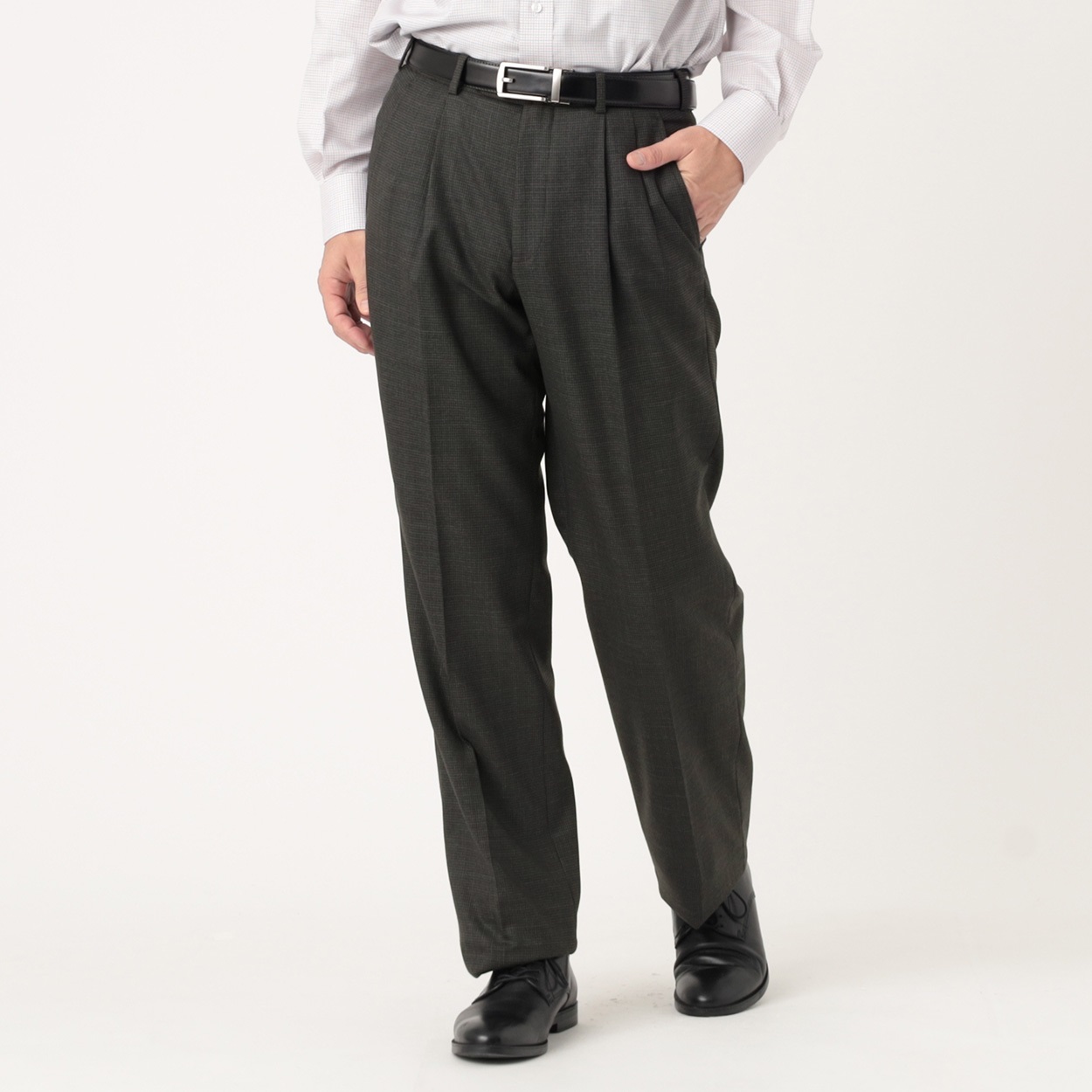 Tern ウール混ストレッチツータックスラックス メンズ(ウスクロ-85CM)