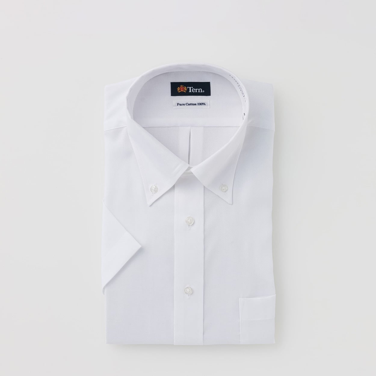 【限定販売品】HOMME PLISSÉ ドレスシャツ サイズ2 ホワイト Tern 半袖形態安定綿100%白ドレスシャツ メンズ | イオンスタイル