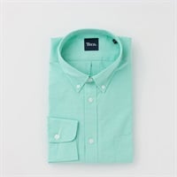 Tern 麻入り夏長袖シャツ メンズ(ウスミドリ-M)