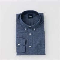 Tern 麻入り夏長袖シャツ メンズ(コイアオ-M)
