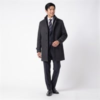 Tern ライナー付きレイヤードコート メンズ(クロ-M)